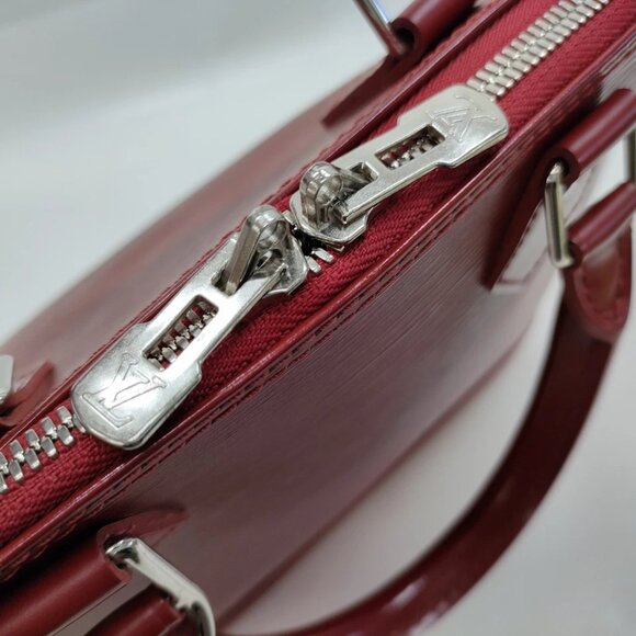 Louis Vuitton LV Hand Bag Alma BB red Epi 649-082125 - Picture 8 of 14